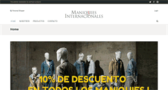 Desktop Screenshot of maniquiesinternacionales.com
